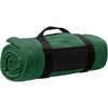 Branded Promotional FLEECE BLANKET in Green Blanket From Concept Incentives.