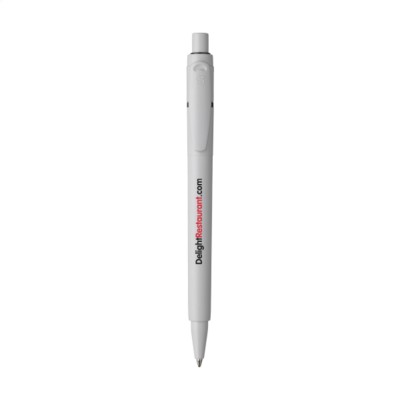 Branded Promotional STILOLINEA BARON 03 COLOR PEN in White Pen From Concept Incentives.