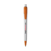 Branded Promotional STILOLINEA BARON 03 COLOR PEN in Orange Pen From Concept Incentives.