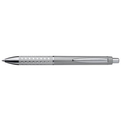 Branded Promotional PLASTIC BALL PEN in Grey Pen From Concept Incentives.