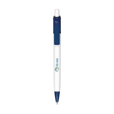 Branded Promotional STILOLINEA DUCAL COLOR PEN in Blue Pen From Concept Incentives.