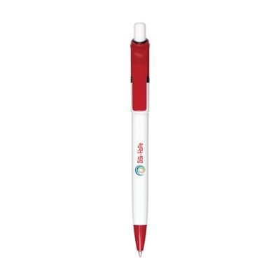 Branded Promotional STILOLINEA DUCAL COLOR PEN in Red Pen From Concept Incentives.