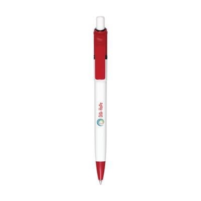 Branded Promotional STILOLINEA DUCAL COLOR PEN in Red Pen From Concept Incentives.