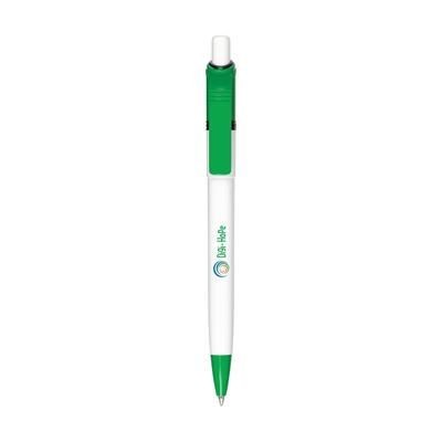 Branded Promotional STILOLINEA DUCAL COLOR PEN in Green Pen From Concept Incentives.