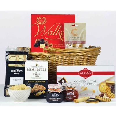 Branded Promotional GIFT BASKET TREAT Hamper From Concept Incentives.