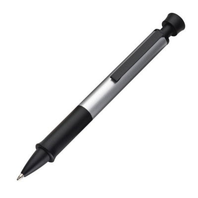 Branded Promotional ALUMINIUM METAL BALL PEN in Grey Pen From Concept Incentives.