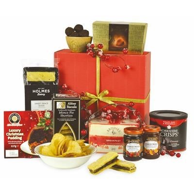 Branded Promotional CHRISTMAS CRACKER HAMPER GIFT BOX Hamper From Concept Incentives.