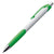 Branded Promotional PLASTIC BALL PEN in White & Green Pen From Concept Incentives.