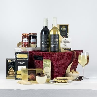 Branded Promotional CHRISTMAS CLASSIC HAMPER Hamper From Concept Incentives.