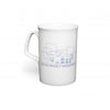 Branded Promotional OPAL ETCHED MUG in White Mug From Concept Incentives.