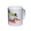Branded Promotional PLASTIC PHOTO MUG in White Mug From Concept Incentives.