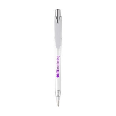 Branded Promotional TRANSWRITE PEN in White Pen From Concept Incentives.