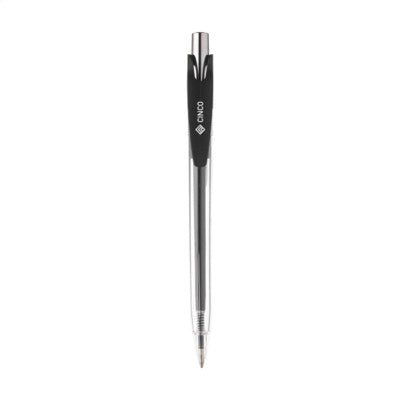 Branded Promotional TRANSWRITE PEN in Black Pen From Concept Incentives.