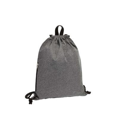 Branded Promotional JERSEY DRAWSTRING BAG Bag From Concept Incentives.