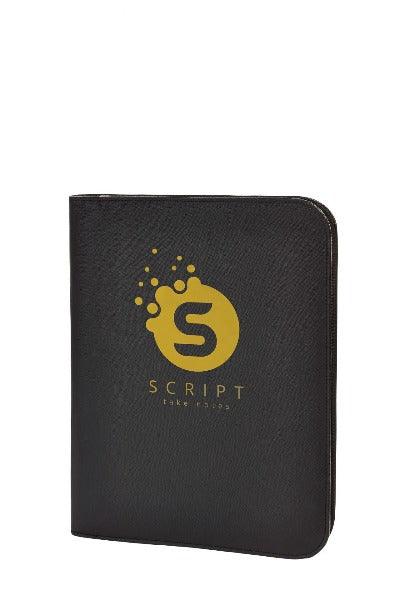 Branded Promotional SCRIPT CONFERENCE FOLDER Conference Folder From Concept Incentives.