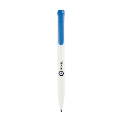 Branded Promotional STILOLINEA IPROTECT PEN in Light Blue Pen From Concept Incentives.