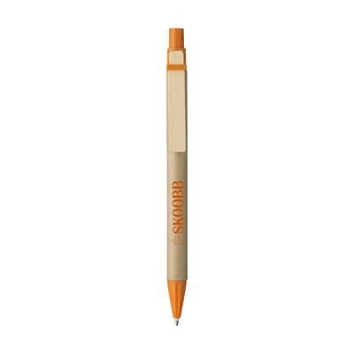 Branded Promotional PAPERWRITE PEN in Orange Pen From Concept Incentives.