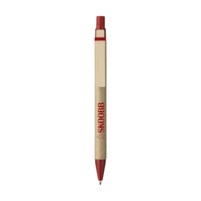 Branded Promotional PAPERWRITE CARDBOARD CARD PEN in Red Pen From Concept Incentives.