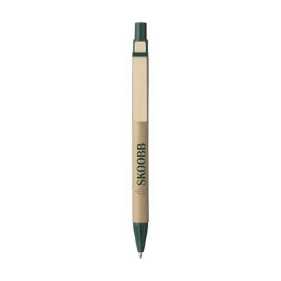 Branded Promotional PAPERWRITE PEN in Green Pen From Concept Incentives.