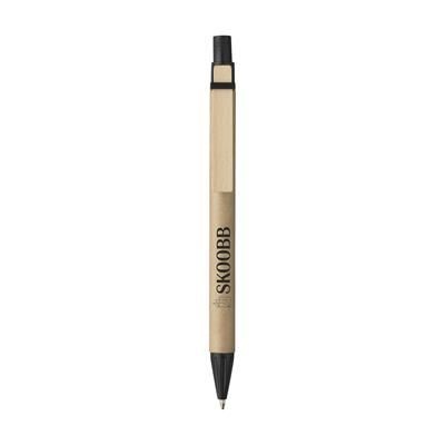 Branded Promotional PAPERWRITE PEN in Black Pen From Concept Incentives.