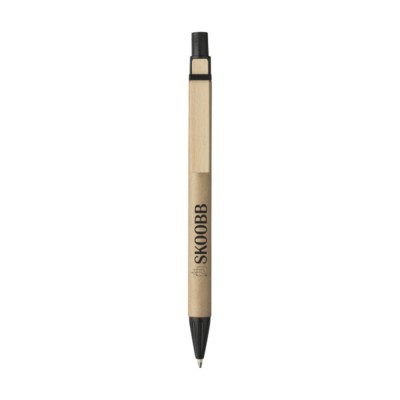 Branded Promotional PAPERWRITE CARDBOARD CARD PEN in Black Pen From Concept Incentives.