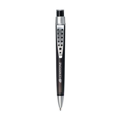 Branded Promotional SUN FROST BALL PEN in Grey Pen From Concept Incentives.