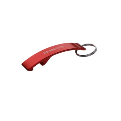 Branded Promotional ALUMINIUM METAL OPENER in Red Bottle Opener From Concept Incentives.