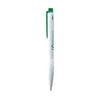 Branded Promotional TIP BALL PEN in Green Pen From Concept Incentives.