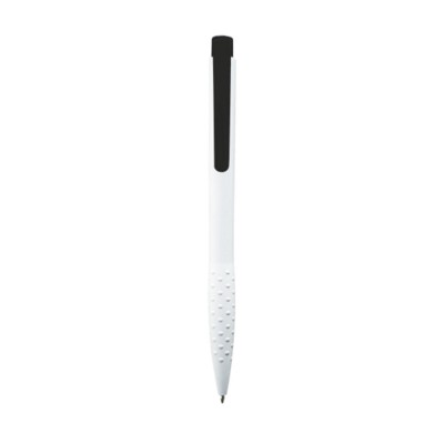 Branded Promotional TIP PEN in Black Pen From Concept Incentives.