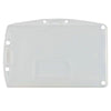 Branded Promotional SEMI-RIGID ONE-CARD HOLDER with Thumb Notch - Frosted Credit Card Holder From Concept Incentives.