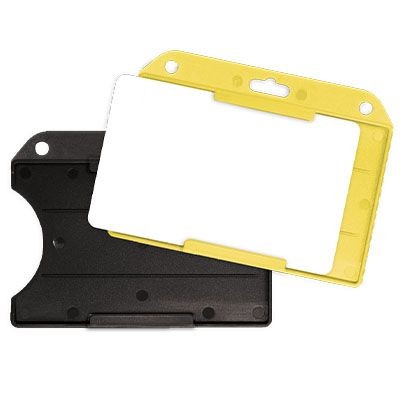 Branded Promotional HORIZONTAL OPEN FACE ONE-CARD HOLDER Credit Card Holder From Concept Incentives.