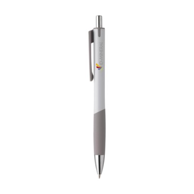 Branded Promotional CHARLIE PEN in Grey Pen From Concept Incentives.