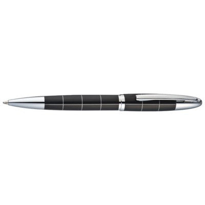 Branded Promotional METAL DESIGN BALL PEN with Trendy Stripe Pen From Concept Incentives.