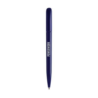 Branded Promotional ROXY SOLID BALL PEN in Blue Pen From Concept Incentives.