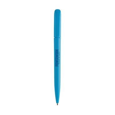 Branded Promotional ROXY SOLID BALL PEN in Light Blue Pen From Concept Incentives.