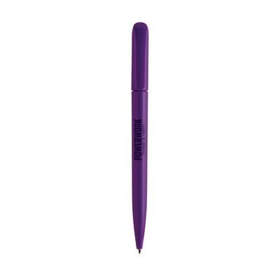 Branded Promotional ROXY SOLID BALL PEN in Purple Pen From Concept Incentives.