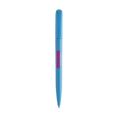 Branded Promotional ROXYSOLID PEN in Light Blue Pen From Concept Incentives.