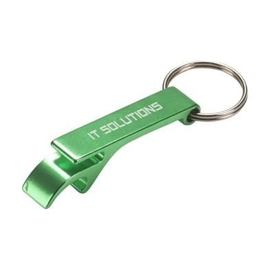 Branded Promotional OPENUP OPENER in Green Bottle Opener From Concept Incentives.