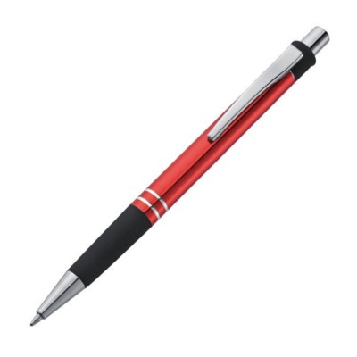 Branded Promotional METAL BALL PEN in Red Pen From Concept Incentives.