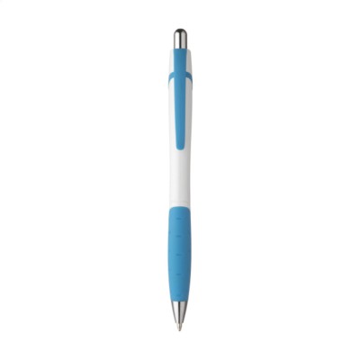 Branded Promotional IREEN PEN in Light Blue Pen From Concept Incentives.