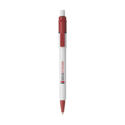 Branded Promotional STILOLINEA BARON COLOUR PEN in Red Pen From Concept Incentives.