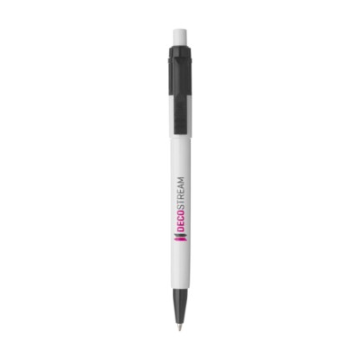 Branded Promotional STILOLINEA BARON COLOUR PEN in Black Pen From Concept Incentives.