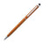 Branded Promotional PLASTIC BALL PEN & PDA TOUCH SCREEN STYLUS in Orange Pen From Concept Incentives.