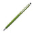 Branded Promotional PLASTIC BALL PEN & PDA TOUCH SCREEN STYLUS in Apple Green Pen From Concept Incentives.