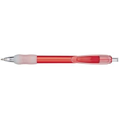 Branded Promotional BALL PEN with Big Clip in Red Pen From Concept Incentives.