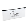 Branded Promotional POLYESTER MULTI POUCH CASE in White Pencil Case From Concept Incentives.