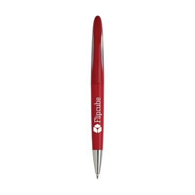 Branded Promotional LUNAR COLOUR BALL PEN in Red Pen From Concept Incentives.