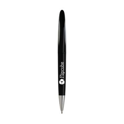 Branded Promotional LUNAR COLOUR BALL PEN in Black Pen From Concept Incentives.