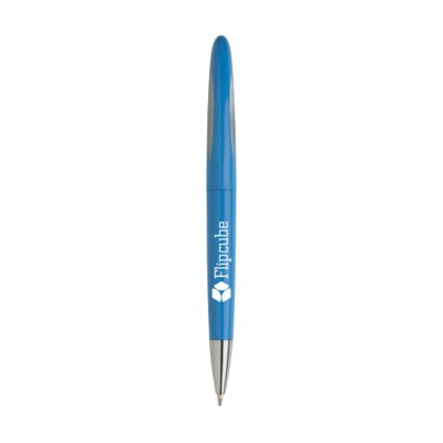 Branded Promotional LUNARCOLOUR PEN in Light Blue Pen From Concept Incentives.