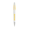 Branded Promotional LUNAR BALL PEN in Yellow Pen From Concept Incentives.